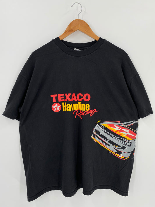 Vintage TEXACO HAVOLINE RACING Size XL  Racing T-Shirt / k652