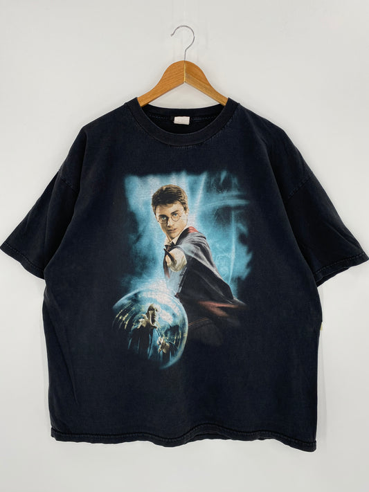 Vintage HARRY POTTER x VOLDEMORT Size Approx. XL T-Shirt / 8176