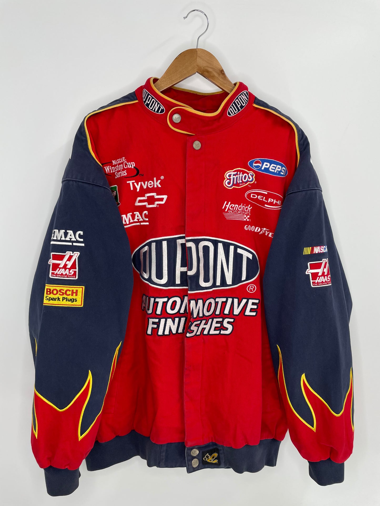 Vintage DUPONT AUTOMOTIVE FINISHES PEPSI Size XXL Racing Jacket / k439
