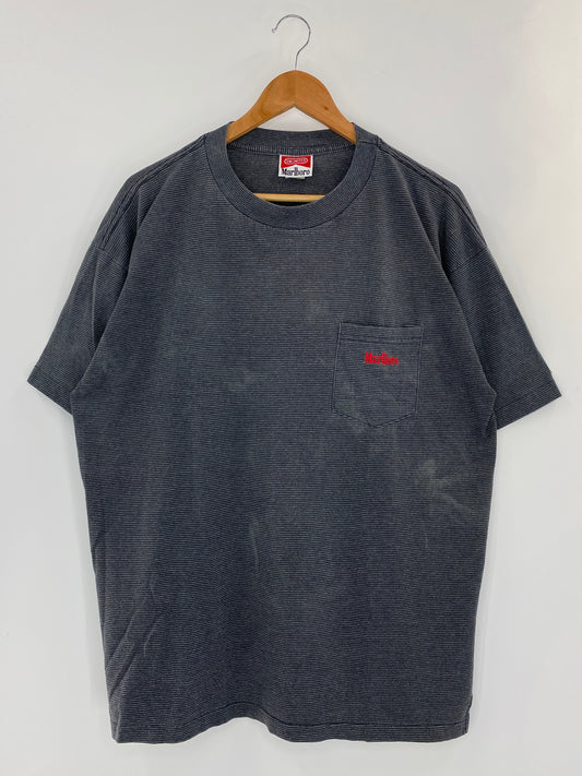 90’s MARLBORO Made in USA Size L/XL Vintage T-Shirts / K3801