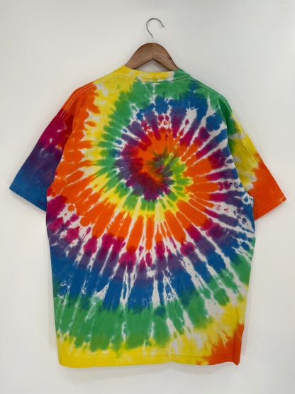 .90’s CARROT TOP Size XXL Vintage Tie-dye T- Shirt / E6266T