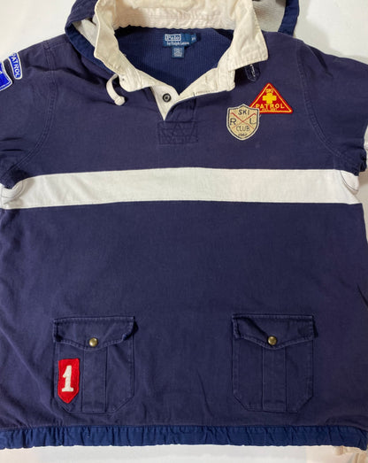 POLO Ski Patrol RALPH LAUREN Size XXL Vintage Hoodie Sweat-shirt / 7090