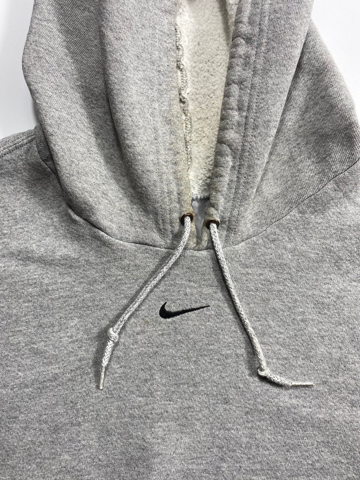 90’s NIKE Center Swoosh Size XXL Damaged Vintage Hoodie Sweat-shirt / 7053
