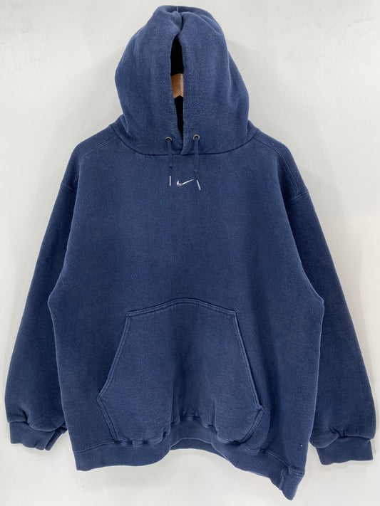 90's NIKE CENTER SWOOSH Size L Vintage Hoodie Sweat-Shirts / K3691
