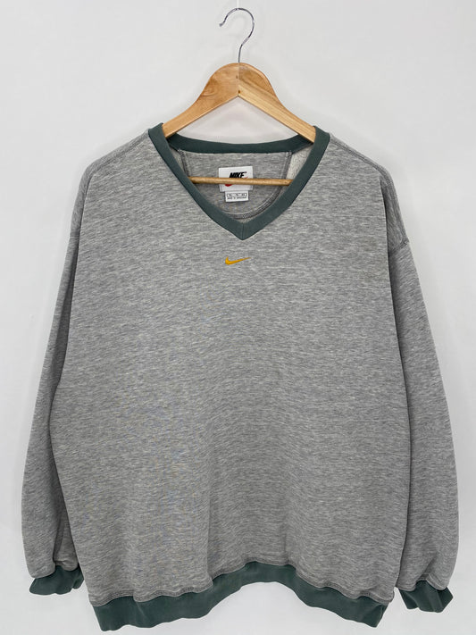 90's NIKE Center Swoosh Size XL Vintage Sweat-shirt  / 6042