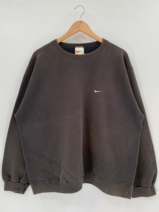 90's NIKE MINI SWOOSH Made in USA Size XL Vintage Sweat-shirt / K2211