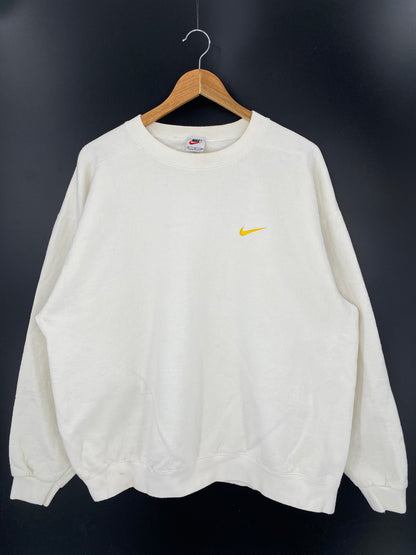 90’s NIKE Mini Swoosh Made in USA Size XL Vintage Sweat-shirt  / 7281