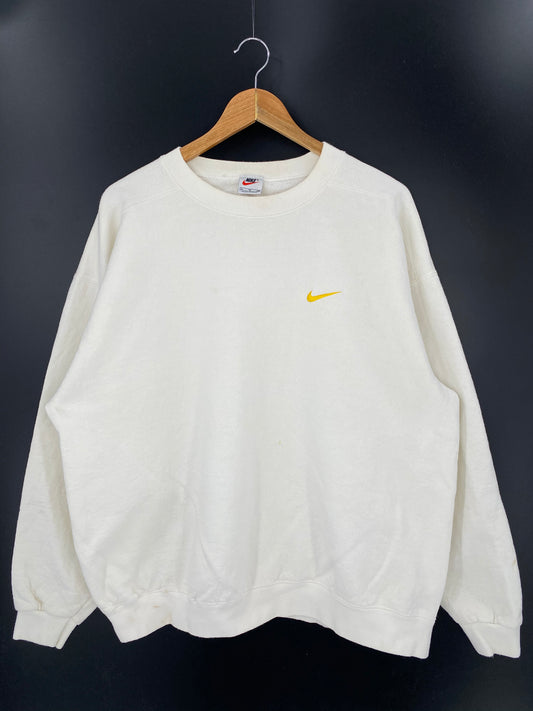 90’s NIKE Mini Swoosh Made in USA Size XL Vintage Sweat-shirt  / 7281