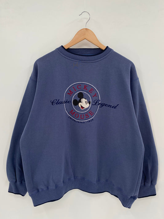 90’s DISNEY MICKEY Size XL Vintage Sweat-shirt / K2296