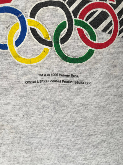 .1995 USA OLYMPICS LONNEY TUNES TAZ Size XXL Vintage T- Shirt / E2163T
