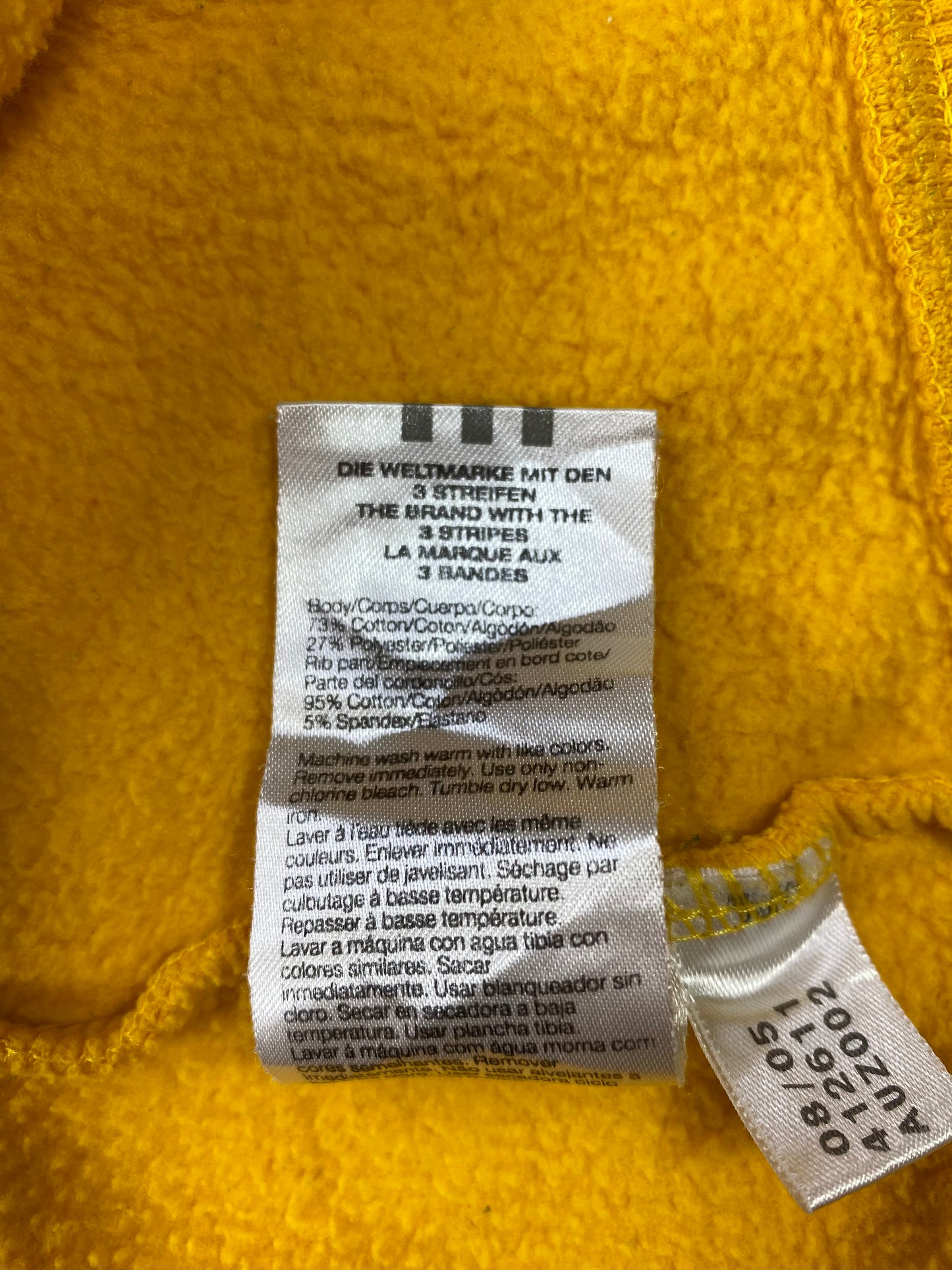 00' ADIDAS Size L Vintage Hoodie Sweat-shirt  / 6101