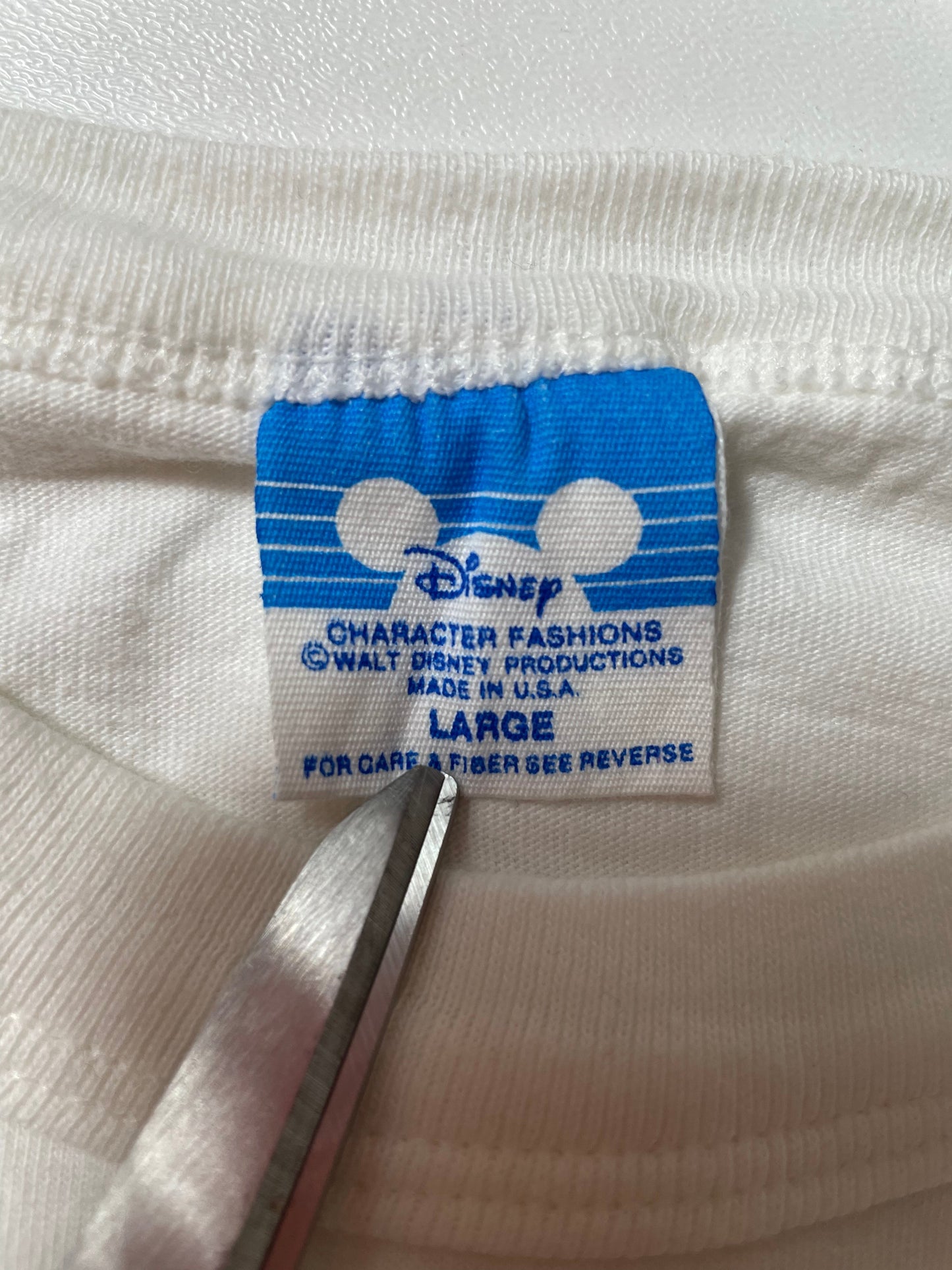 .80’s DISNEYLAND 30TH YEAR Made in USA Size L T-Shirt / E435