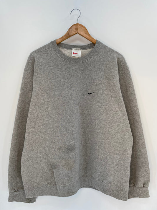 90’s NIKE MINI SWOOSH Made in USA Size L Vintage Sweat-shirt / K7032