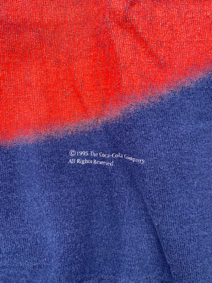 1995 COCA-COLA Made in USA Size XL Vintage T-Shirt / A2014