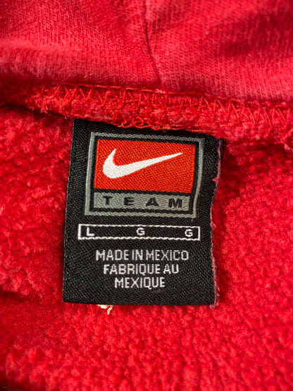 90’s NIKE WISCONSIN Size L Vintage Hoodie Sweat-shirt / 6519