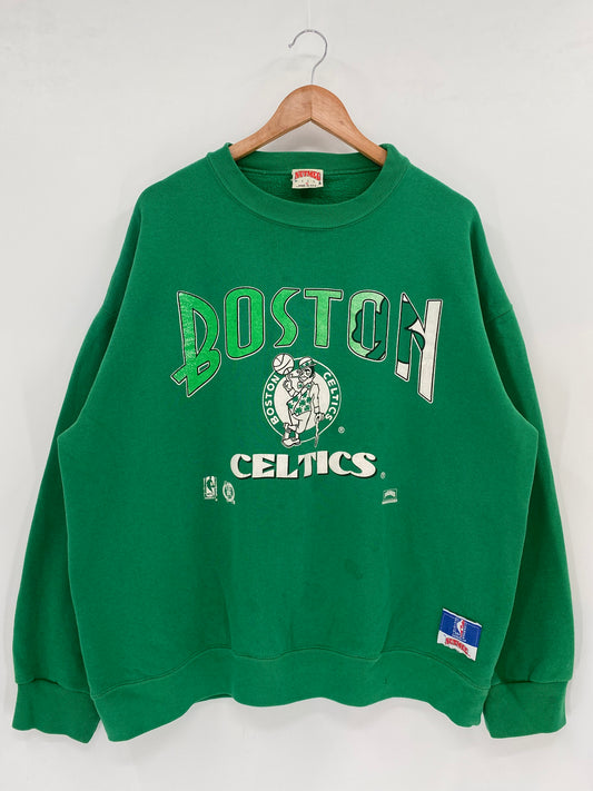 90’s BOSTON CELTICS Made in USA Size XL Vintage NBA Sweat-shirt / k1991