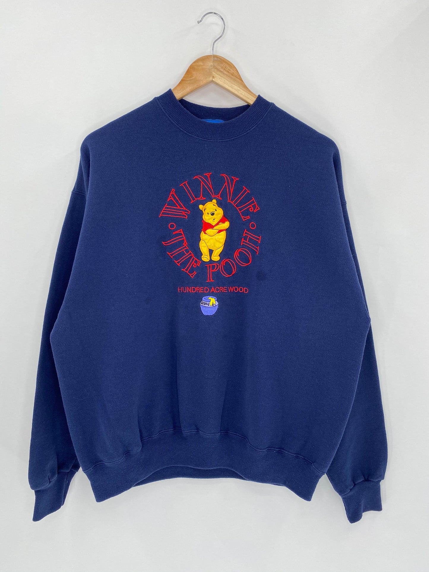 00' Disney Pooh Size One Size Approx.L Vintage Sweat-Shirt / 5512