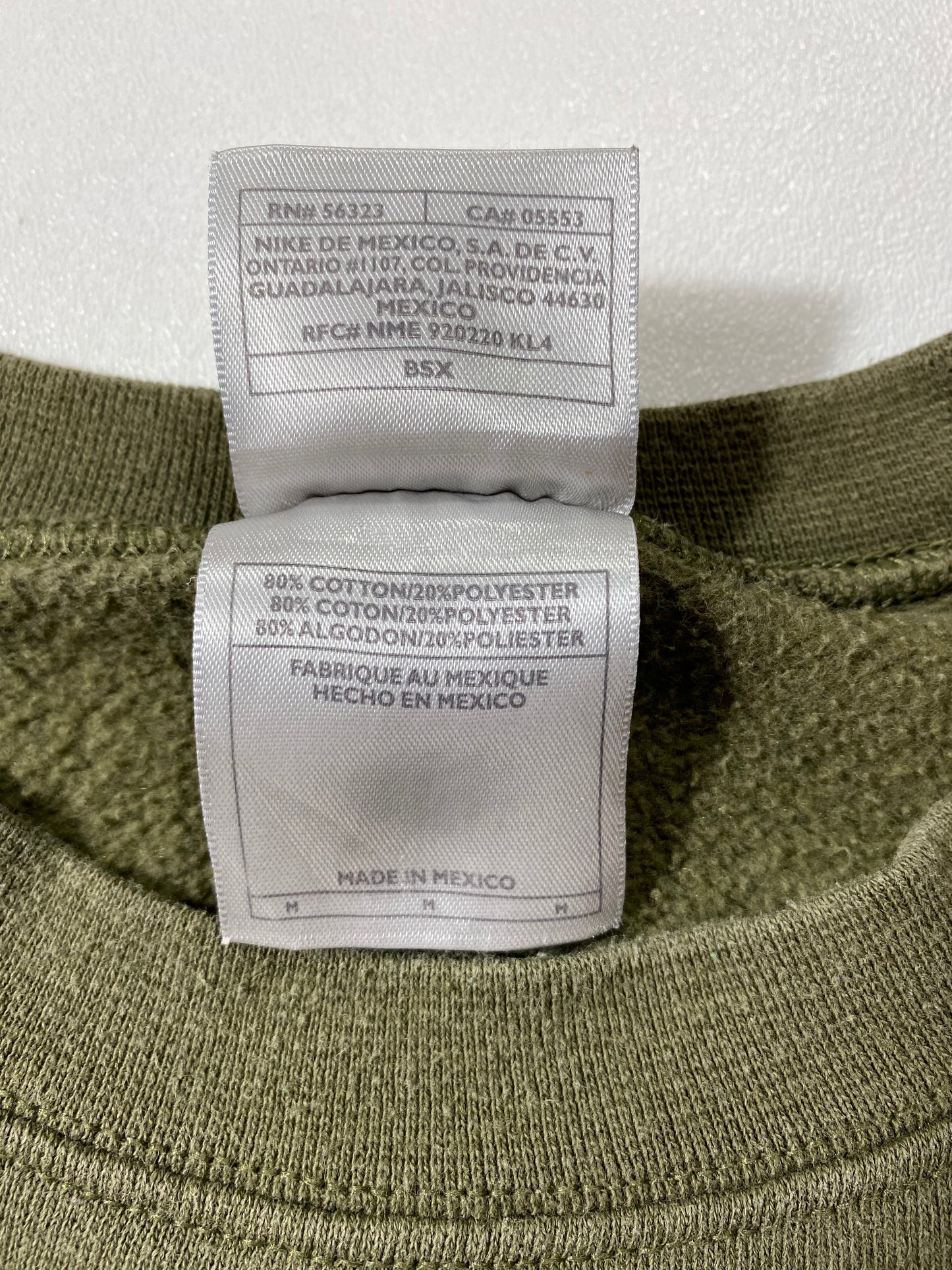 90’s NIKE Mini Swoosh Size M Vintage Sweat-shirt / 6984