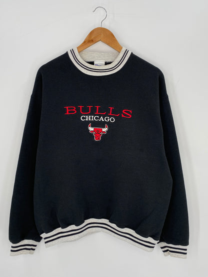 00' CHICAGO BULLS Size L Vintage NBA Sweat-shirt / 9427