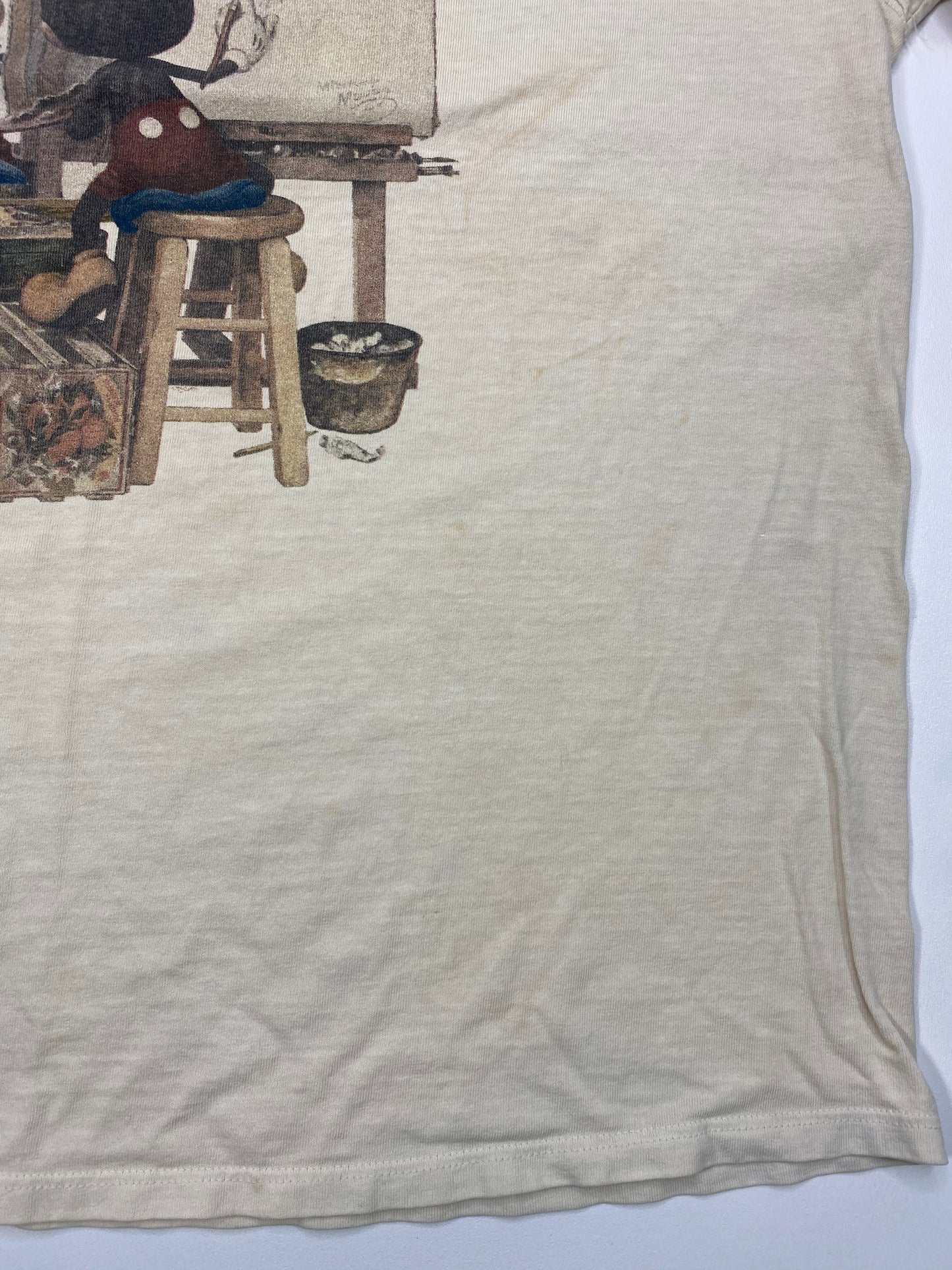 90’s Disney Mickey x Walt Disney Made in USA Size XL Vintage T-Shirt / 5314