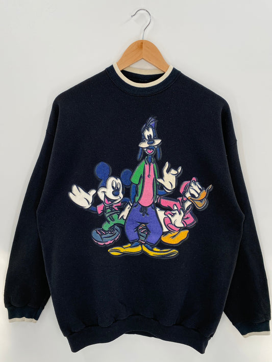 90's DISNEY x GOOFY x DONALD  Made in USA Size XL Vintage Sweat-shirt / A5021
