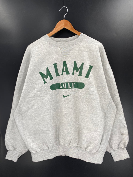 90’s NIKE MIAMI GOLF Size L Vintage Sweat shirt / K3725