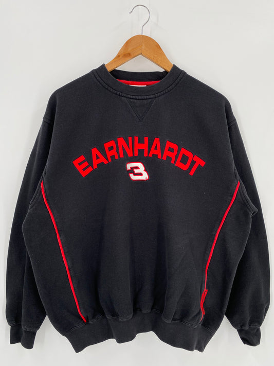 Vintage EARNHARDT Size No tag (Approx.XL)  Racing Sweat-Shirt / k651