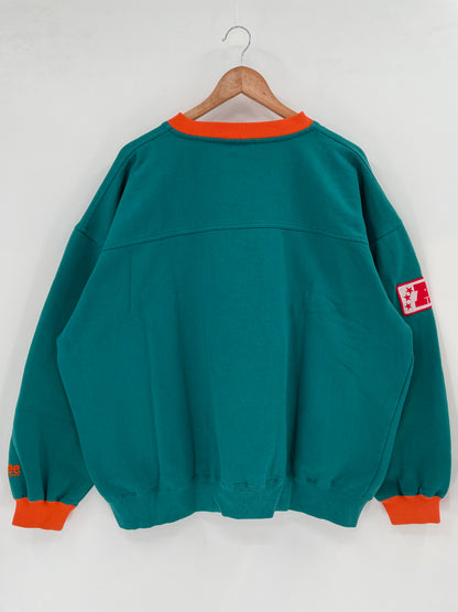 90's MIAMI DOLPHINS Size XL Vintage NFL Sweat-Shirts / K2030