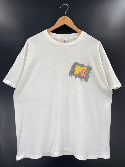 90’s MTV TRASHED Made in USA Size XL T-Shirts / K3579