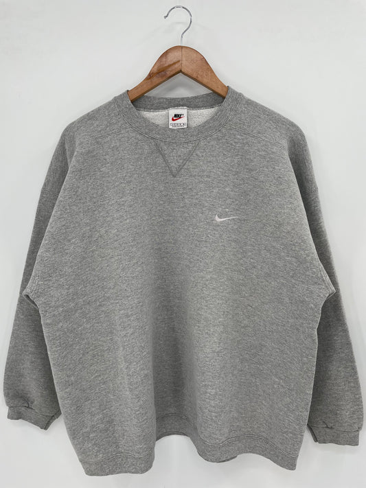 90's NIKE MINI SWOOSH Made in USA Size L Vintage Sweat-shirt / K3027