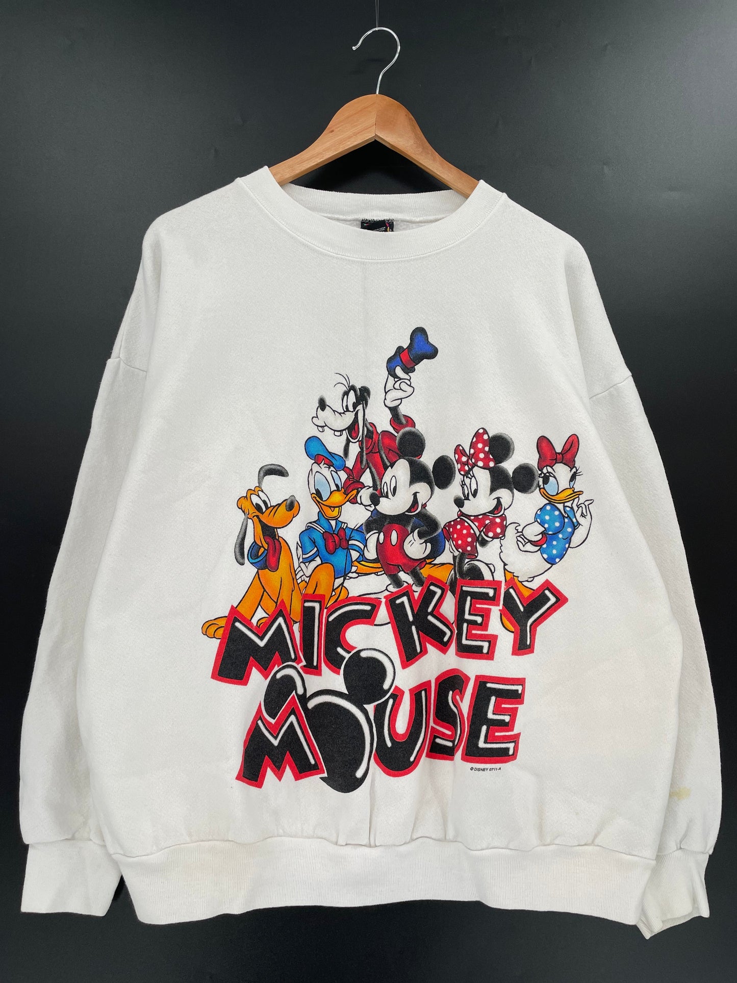 90’s DISNEY Made in USA Size XL Vintage Sweat-Shirt / A2307