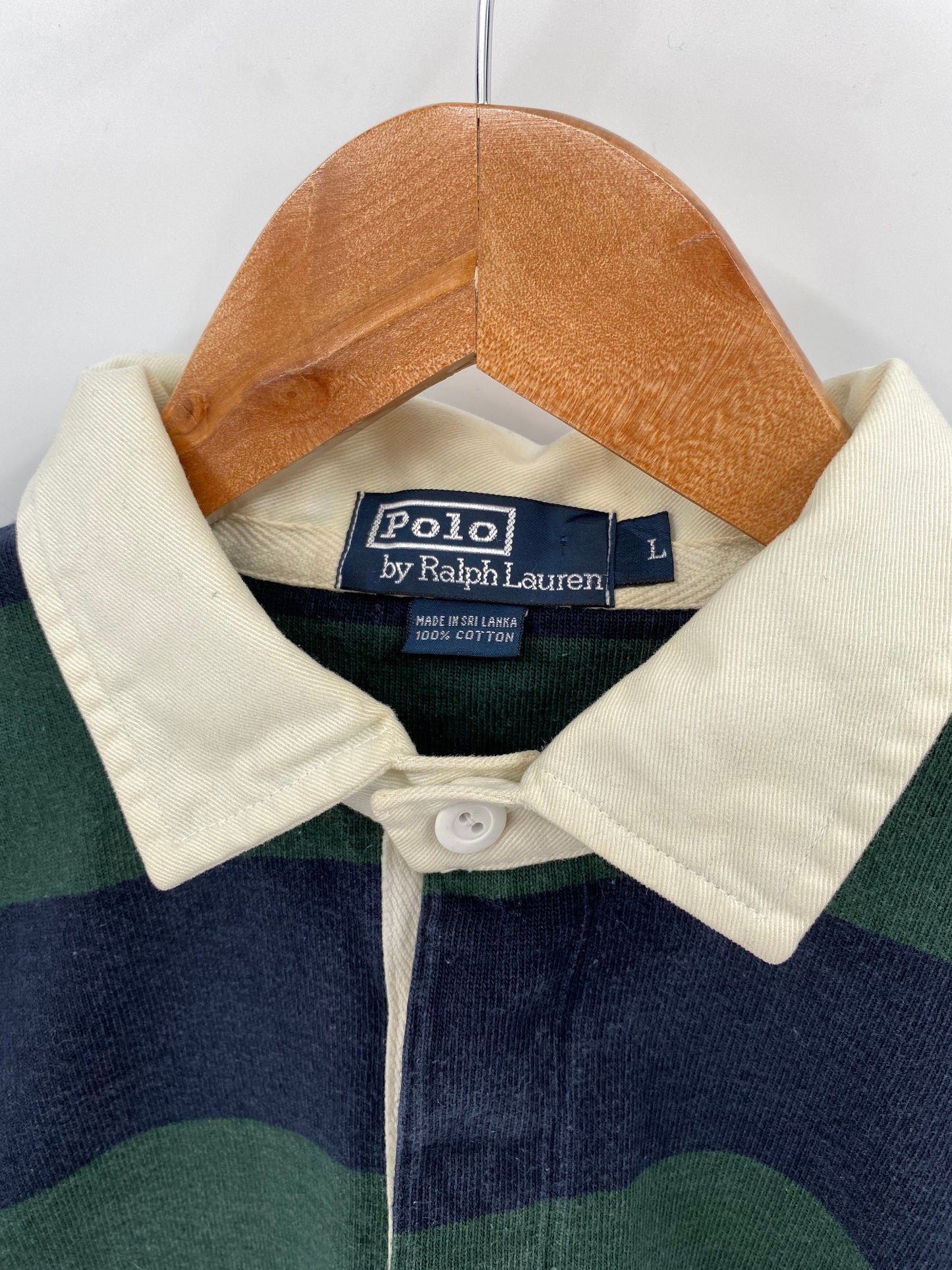 90's POLO RALPH LAUREN Size L Vintage Rugby-Shirt  / E2911R