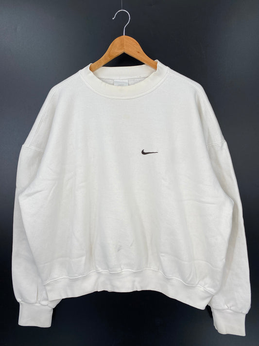 90's NIKE MINI SWOOSH Made in USA Size XL Vintage Sweat-shirt / K2503