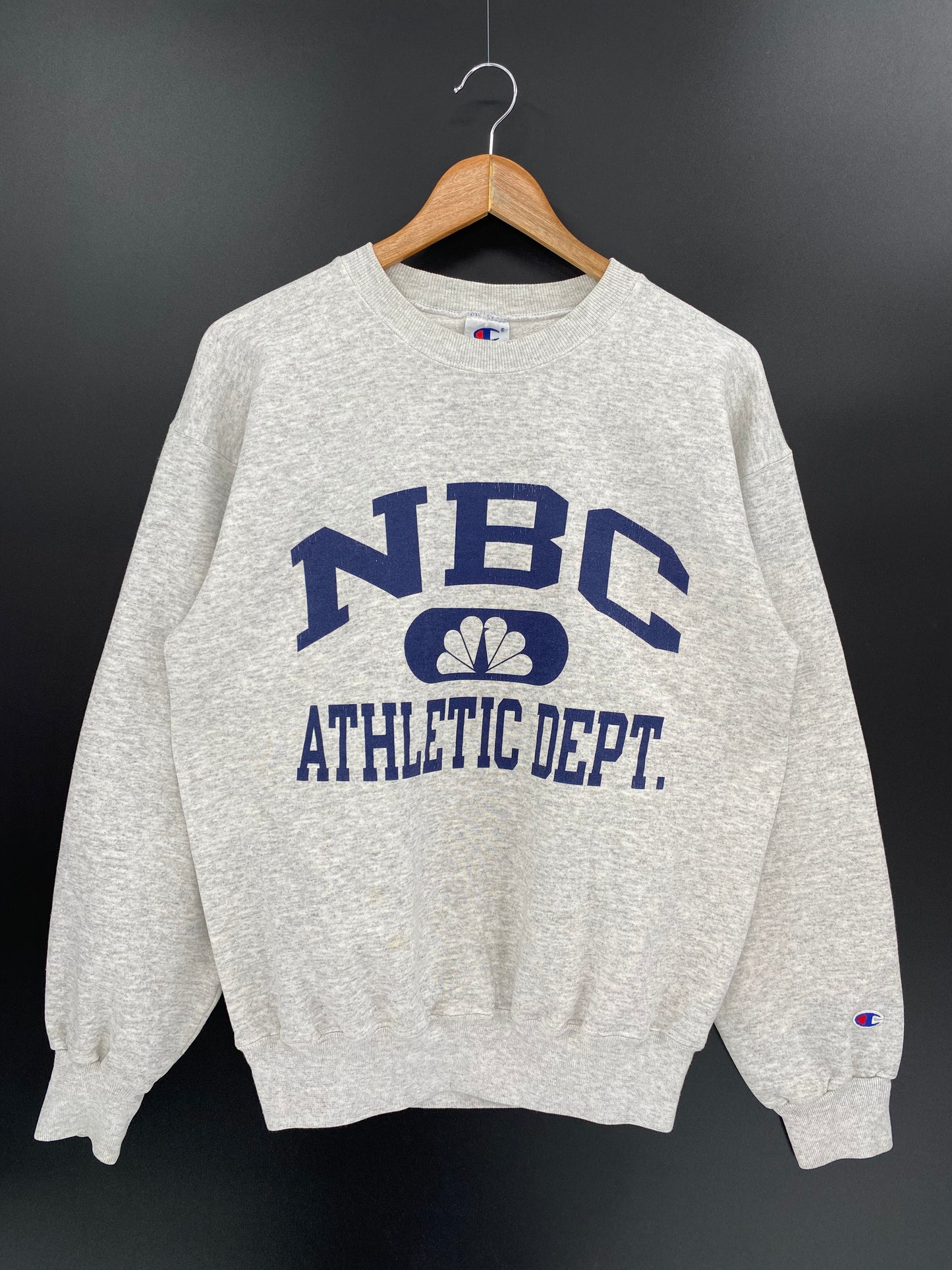 90’s Champion NBC ATHLETIC DEPT Size M Vintage Sweat-Shirts / 7985