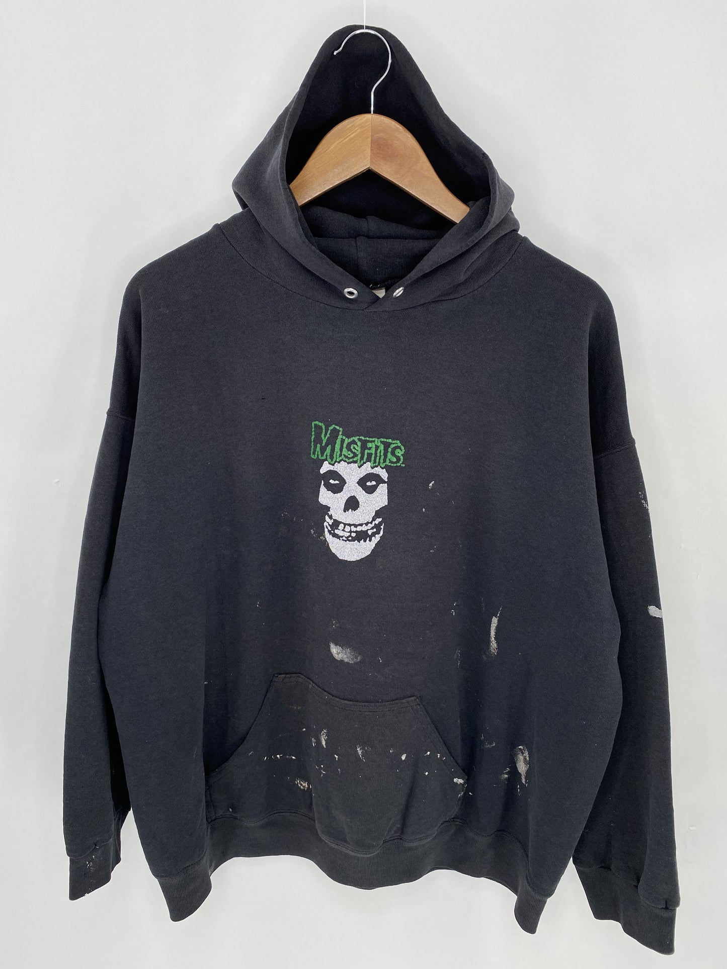 90's MISFITS Size XL Vintage Music Hoodie Sweat-shirt / K5818