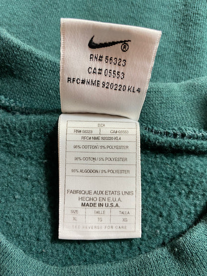 90's NIKE MINI SWOOSH Made in USA Size XL Vintage Sweat-Shirt / K3153