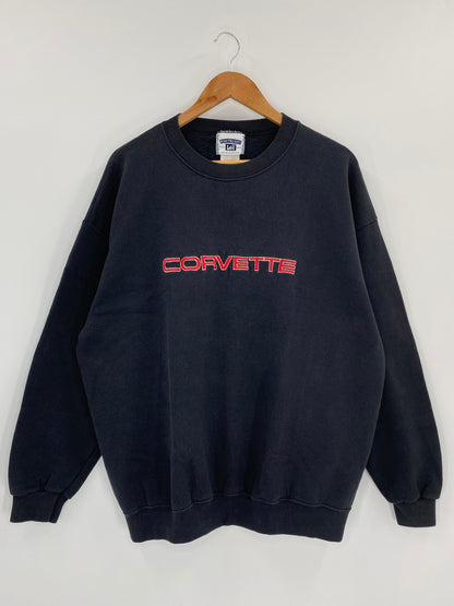 90’s CORVETTE Size XL Sweat-shirt / K3976