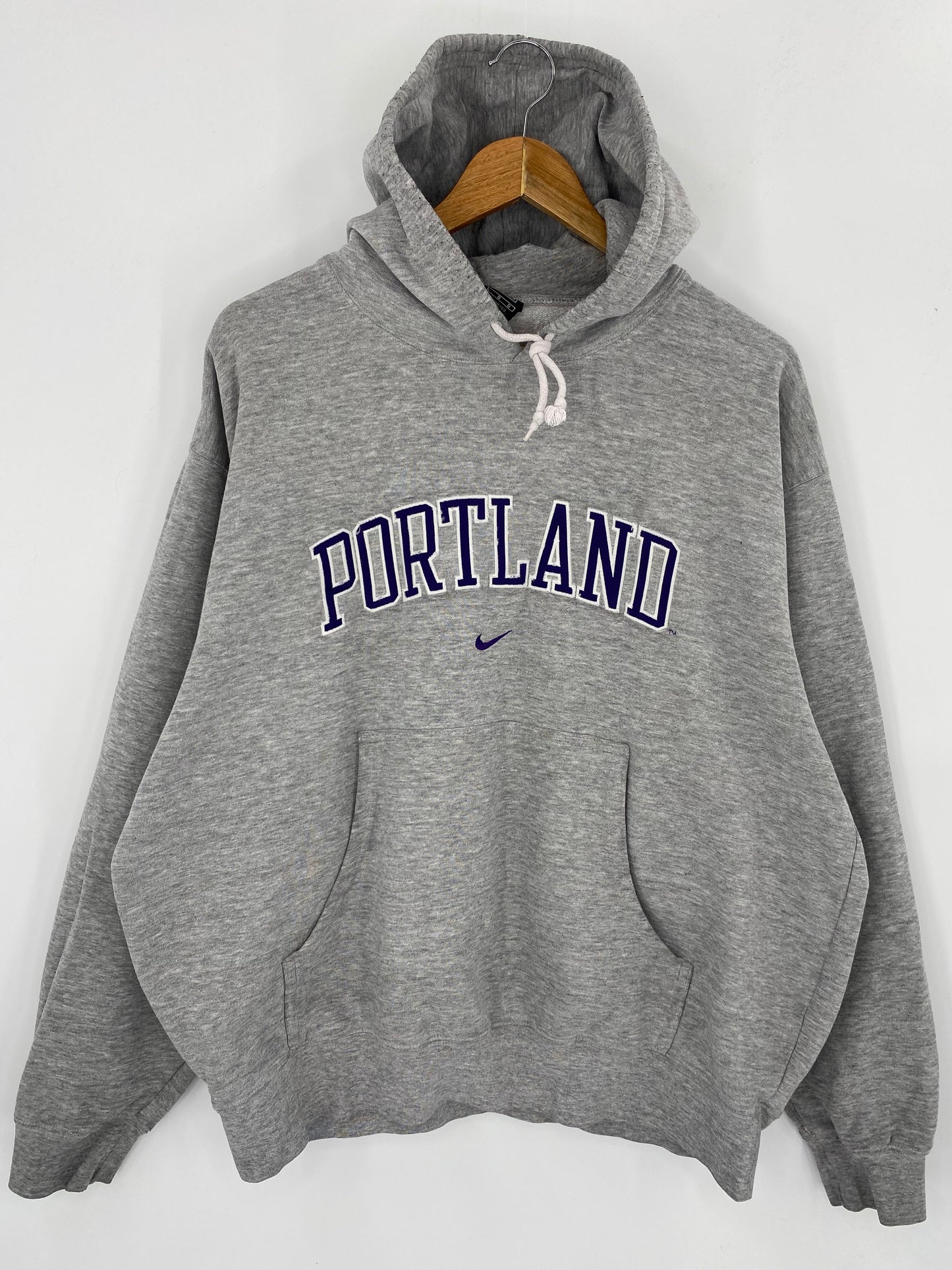 90’s NIKE PORTLAND Size L Vintage Hoodie Sweat-shirt / 7931