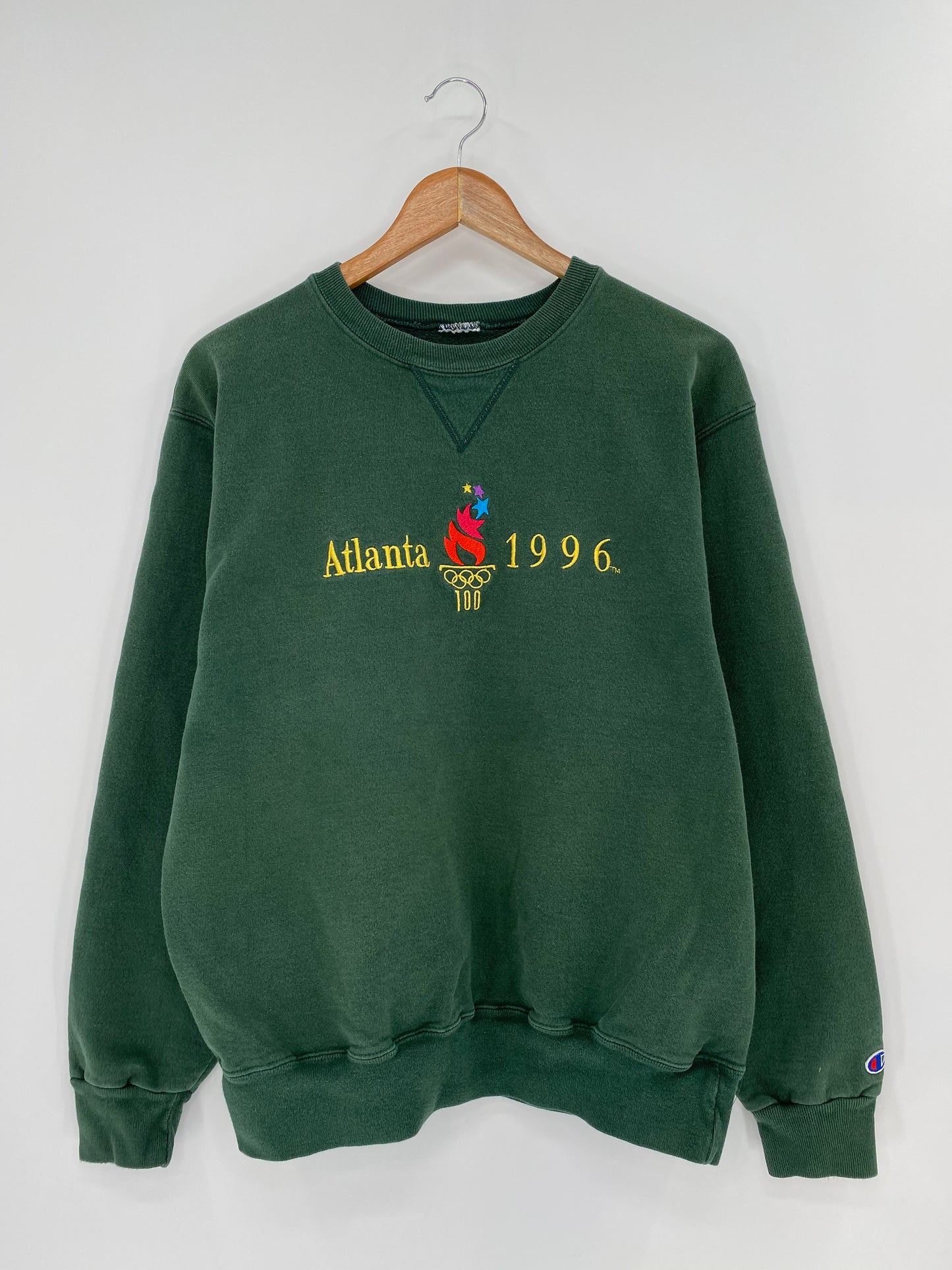 1996 Atlanta Olympic Size No Tag (Approx. L) Vintage Sweat-shirt / 8552