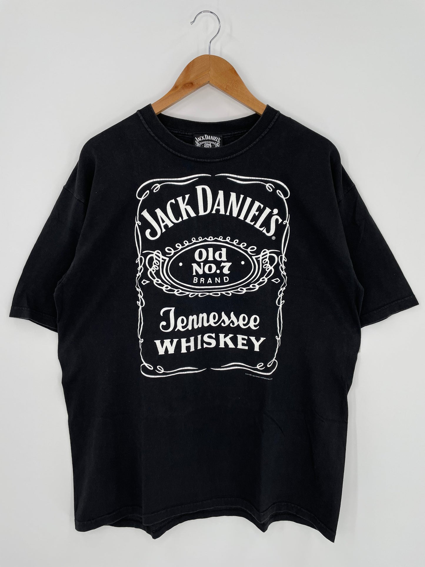 2001 JACK DANIEL'S Size XL Vintage T-Shirt / A1510