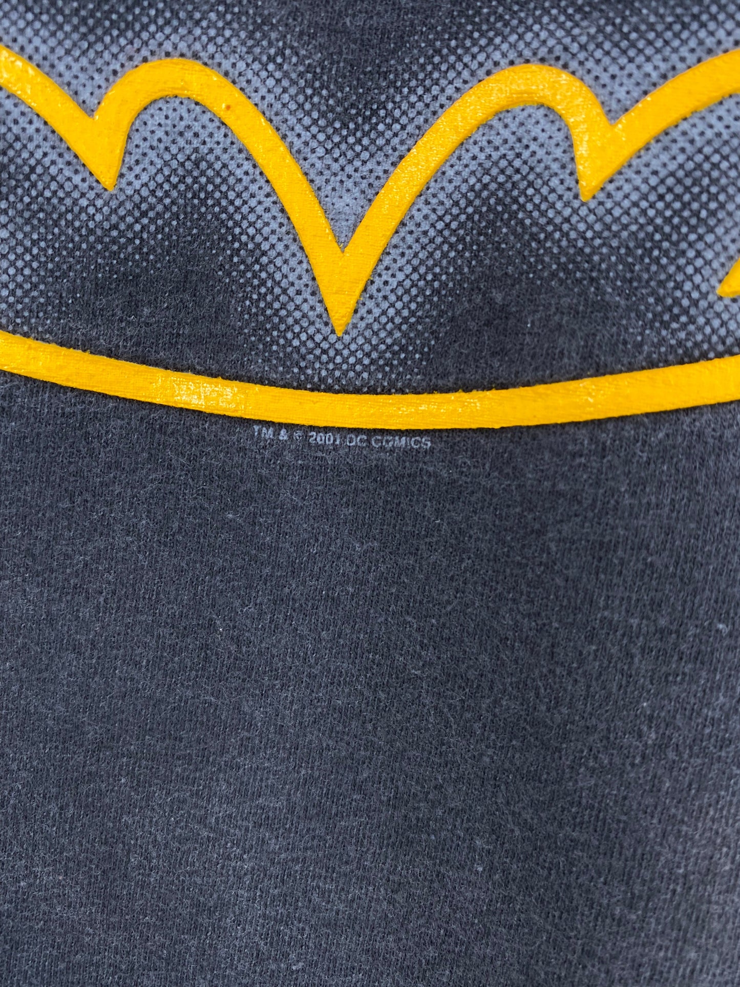 2001 BATMAN MARVEL Made in USA Size M Vintage T-Shirts / A201