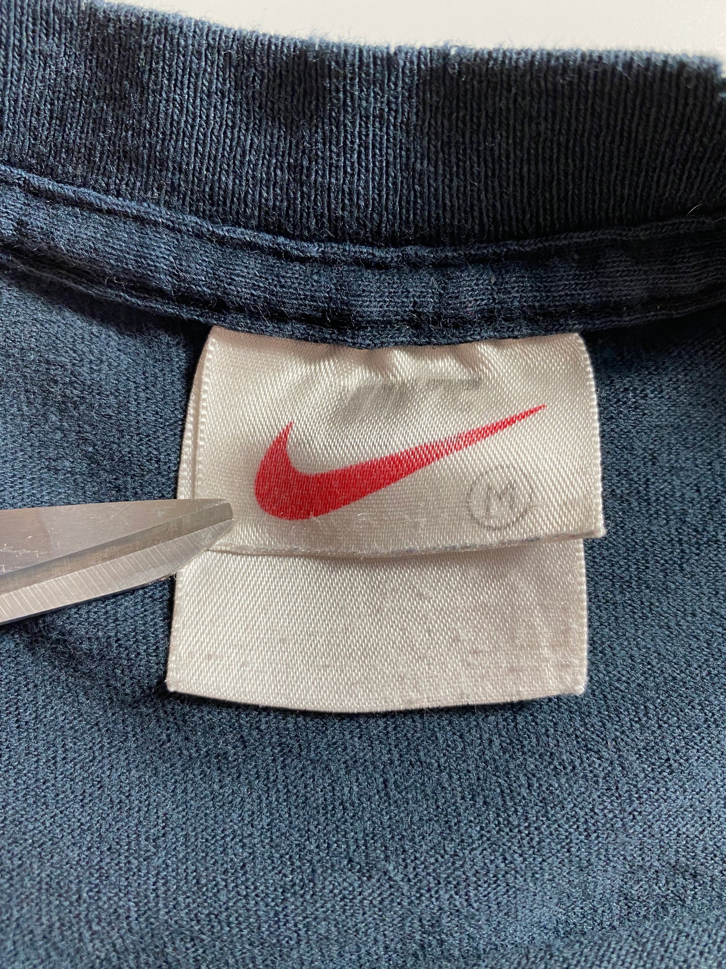 90’s NIKE Mini Swoosh Made in USA Size M Vintage T-shirt / k818