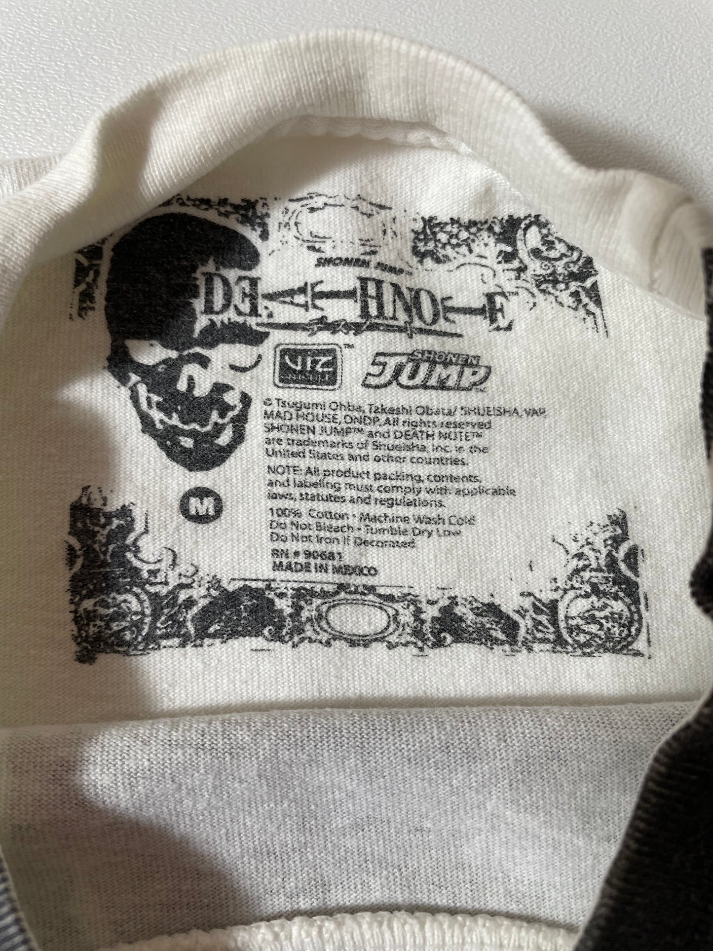 Vintage DEATH NOTE Size M T-Shirt / K871