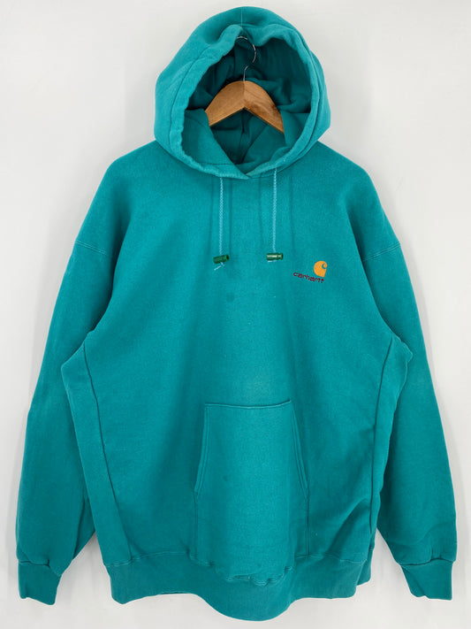 90's CARHARTT Size XXL Vintage Hoodie Sweat-Shirt / k165
