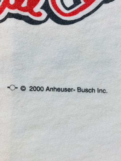 2002 BUDWEISER Size XXL Vintage Racing T-shirts / 6277