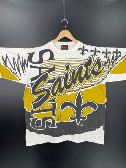 1993 New Orleans Saints Size XL Vintage T-Shirt / k1647