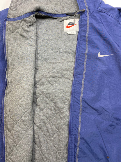 90's NIKE Zipper Size L Vintage Padded Nylon-Jacket / 5721