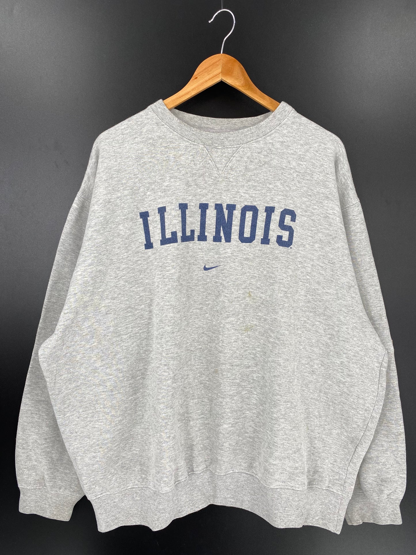 00' NIKE ILLINOIS Size XXL Vintage Sweat-shirt / K2284