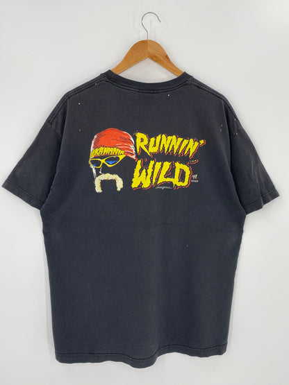 2002 HULKAMANIA Size XL Vintage WWE T-shirt / 8325