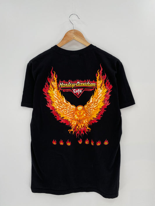 90’s Harley Davidson Cafe Made in USA Size M Vintage T-Shirt / 7890